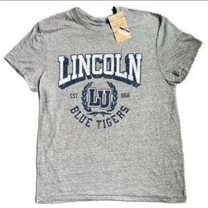 NCAA Lincoln University Men's Gray Triblend T-Shirt L